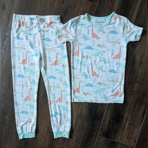 Magnetic Me Dinosaur Pajama Set Size 5 Short Sleeves‎ Pants Modal Eco-friendly